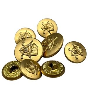 Polo Ralph Lauren Waterbury Co Golf Crest Blazer Buttons Gold Bear Sport Coat